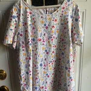Floral Print Women's Top